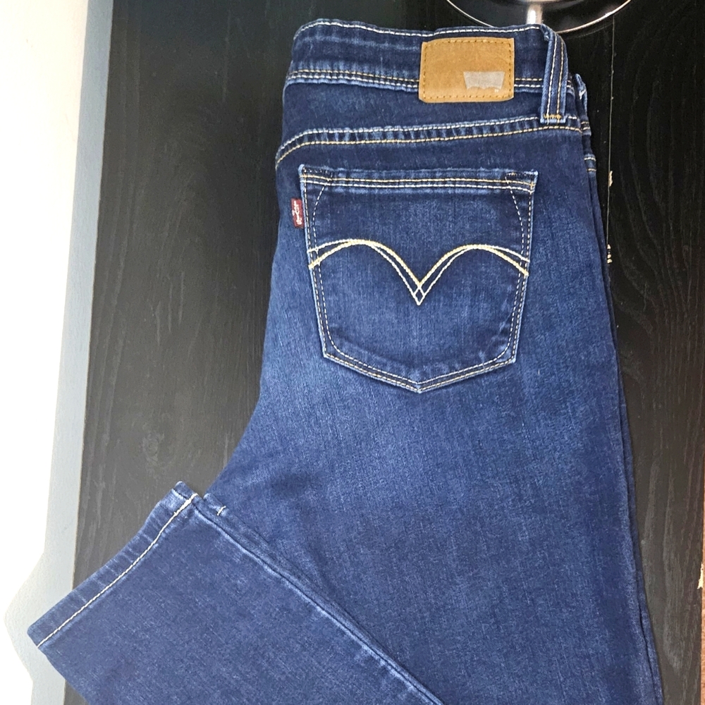 Levi's Women's Demi Curve Low Cut Skinny Jeans Blue Jeans Size 6